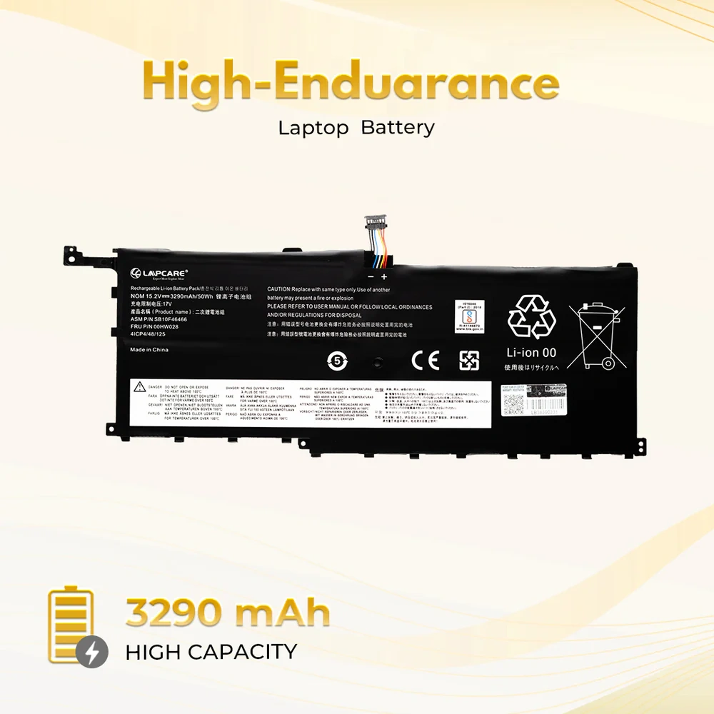 Lapcare Laptop Battery Compatible For Lenovo ThinkPad X1 Yoga | 00HW028 view 4